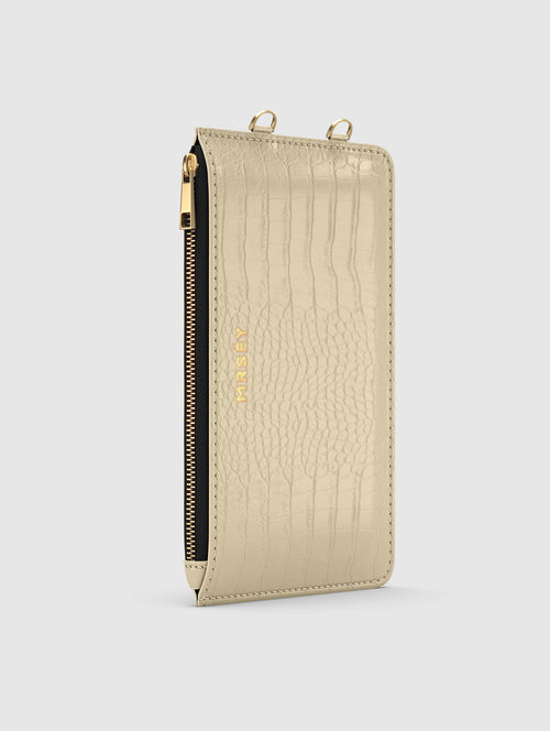 Add-on Pouch - Sand Croco