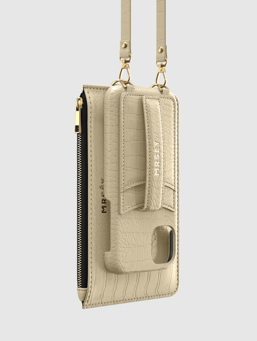 Add-on Pouch - Sand Croco