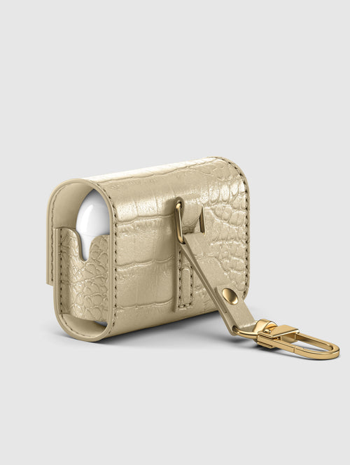 AirPods Case - Sand Croco