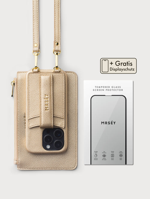 Bestseller Set Gold (case + pouch + free screen protector)