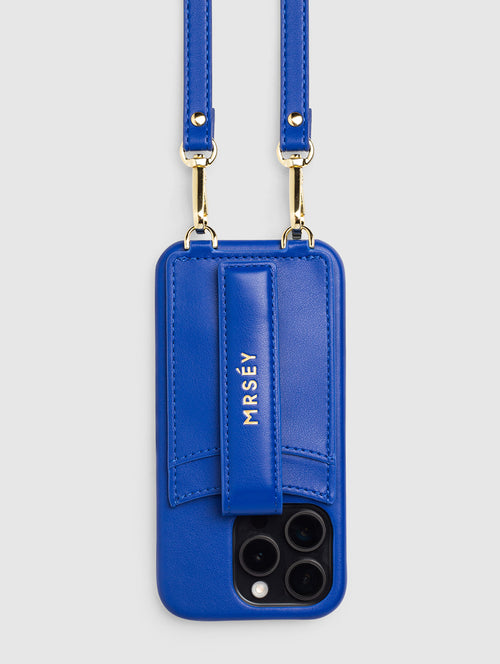 iPhone Case with Strap - Édition Bleu