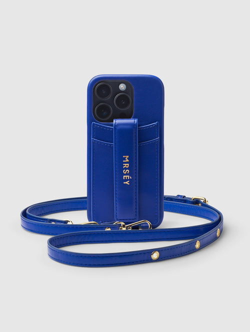 iPhone Case with Strap - Édition Bleu