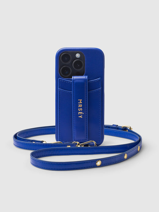 iPhone Case with Strap - Édition Bleu