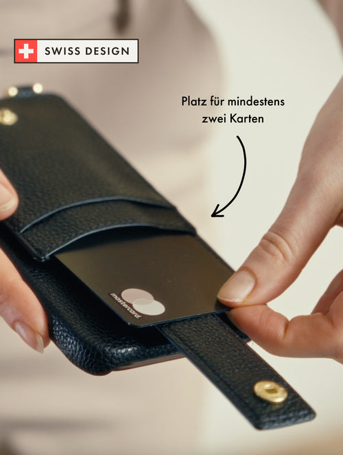 iPhone Hülle mit Strap - Burgundy