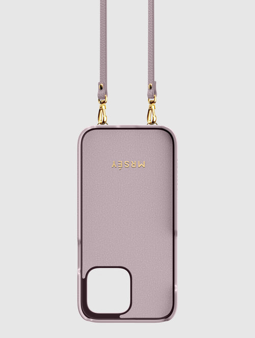 iPhone Hülle mit Strap - Grey Lilac
