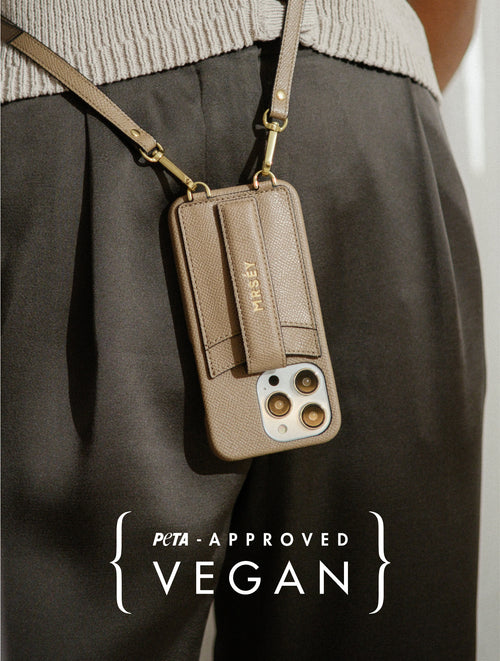iPhone Case with Strap - Taupe