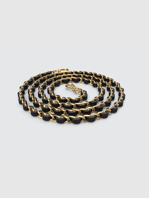 Chain Strap Gold & Black
