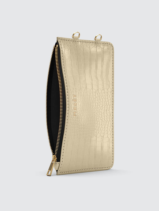 Add-on Pouch - Sand Croco