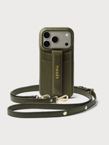 iPhone Hülle mit Strap - Khaki