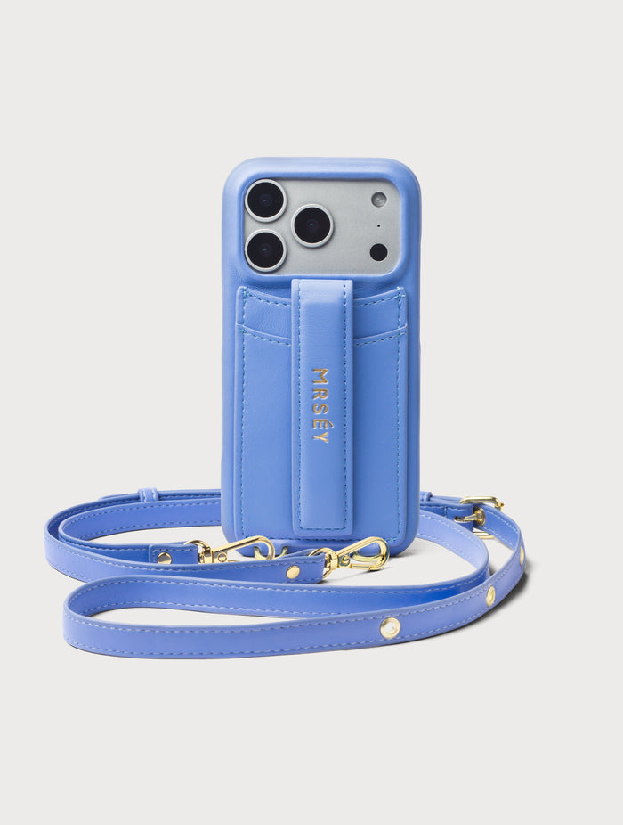 iPhone Hülle mit Strap - Azure