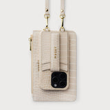 Case + Pouch Sand Croco