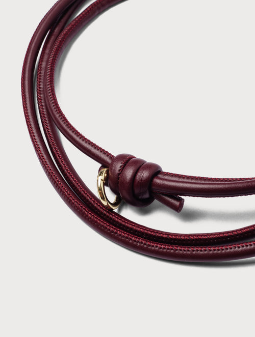 Tubular Strap - Burgundy